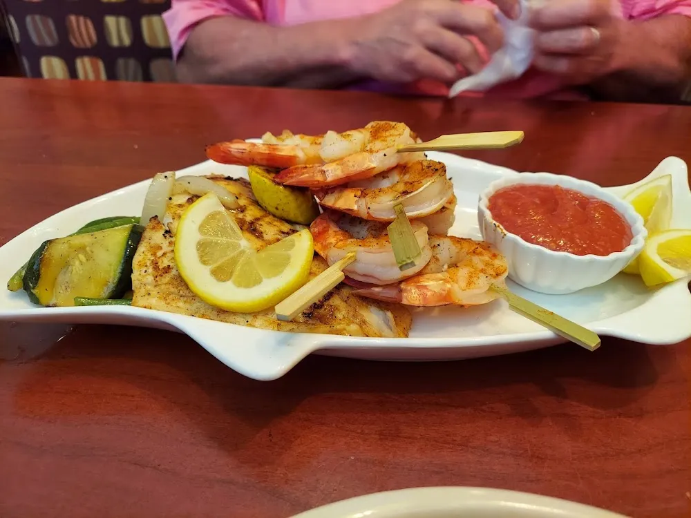 Red Snapper with Jumbo Shrimp